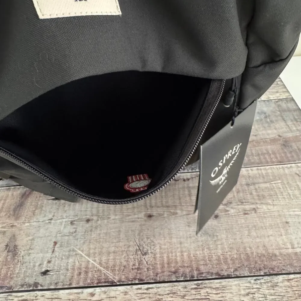 Osprey Arcane Large Day Backpack Bag Stonewash Black LOGO Embroidered Bendix